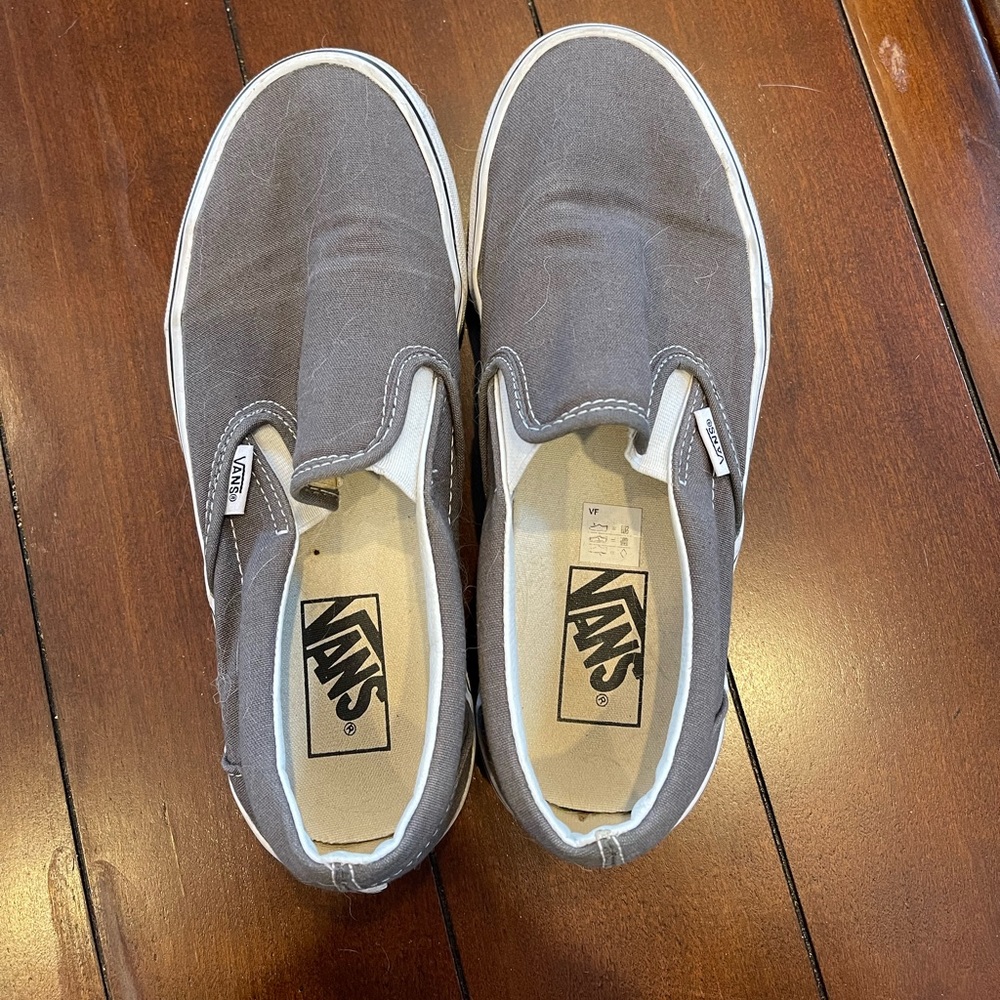 Vans, color: Grey, size 8.5, great condition